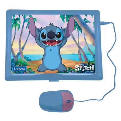 Lexibook Disney Stitch Bilingual Educational Laptop With Activites