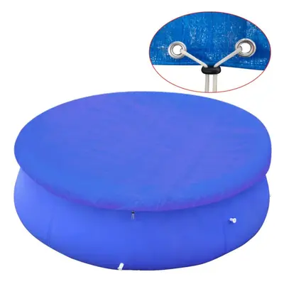 vidaXL Pool Cover PE Round cm g/sqm Waterproof Safety Cloth Sheet