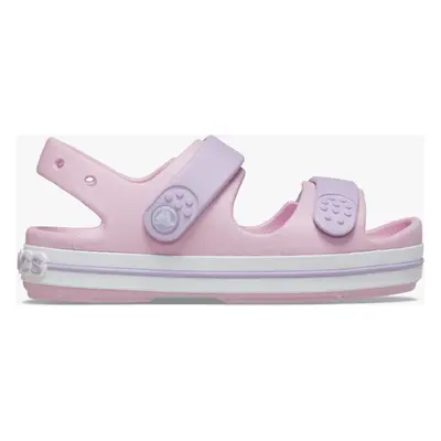 (UK 1, Ballerina/Lavender) Crocs 209423-84I CROCBAND CRUISER Kids Sandals Ballerina/Lavender