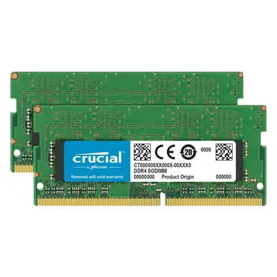 Crucial 32GB Kit (16GBx2) DDR4 MT/s (PC4-17000) DR x8 SODIMM 260-Pin Memory - CT2K16G4SFD8213