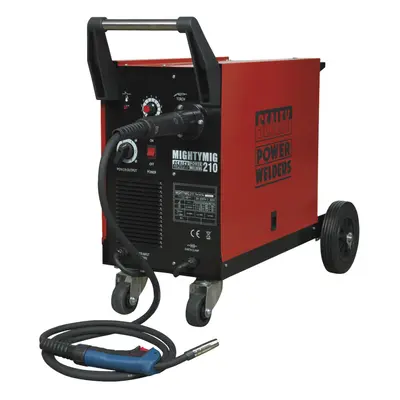 Sealey Professional Gas/Gasless MIG Welder with Euro Torch 210A MIGHTYMIG210