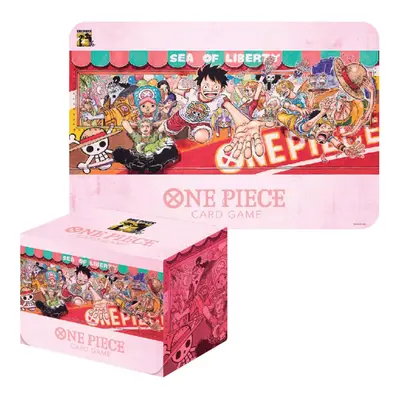 One Piece Card Game: Playmat and Card Case Set -25th Edition