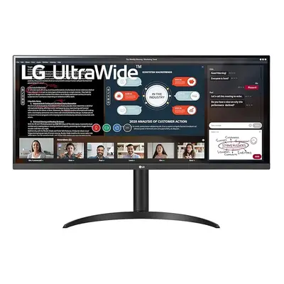 LG UltraWide Monitor 34WP550-B, inch, 60Hz, 5ms,2560 x 1080, IPS Display, AMD FreeSync, 3-side V