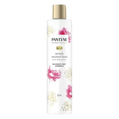 Pantene Pro-V Nutrient Blends Miracle Moisture Boost Shampoo 270ml - Rose Water