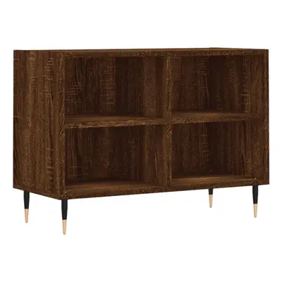 vidaXL TV Cabinet TV Unit Media Cabinet TV Stand Brown Oak Engineered Wood