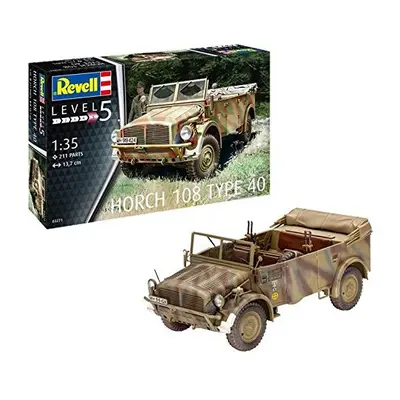 Revell RV03271 Horch Type 40" Plastic Model Kit, Various, 1:35 Scale