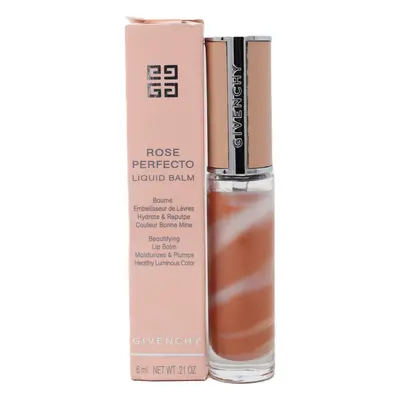 (109 Spicy Maple) Givenchy Rose Perfecto Hydrating Tinted Lip Balm & Gloss 0.21oz New With Box