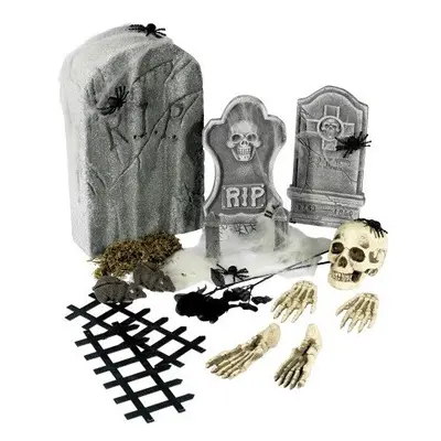 Smiffy's Tombstone Collection - Pieces - Halloween Piece Graveyard Party - halloween piece colle