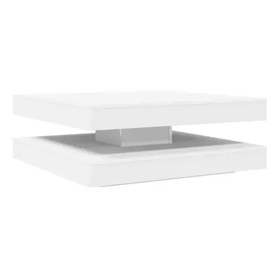 (white, x x 34.5 cm) vidaXL Coffee Table 360-Degree Rotatable Hallway End Table Tea Side Table