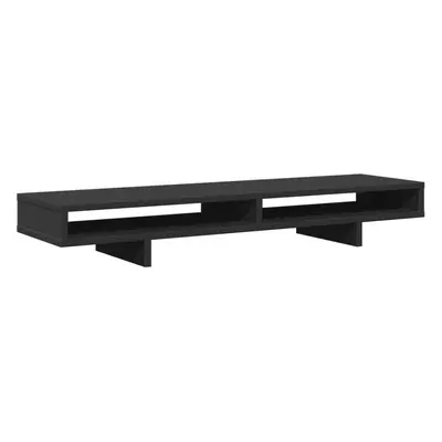 (black) vidaXL Monitor Stand Computer Stand Display Stand Engineered Wood