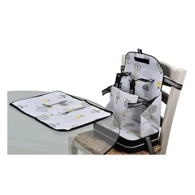 Polar Gear Point Harness Booster Seat + Placemat Hot Air Balloon