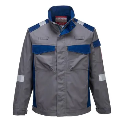 (S, Grey) Portwest Mens Two Tone Bizflame Ultra Jacket