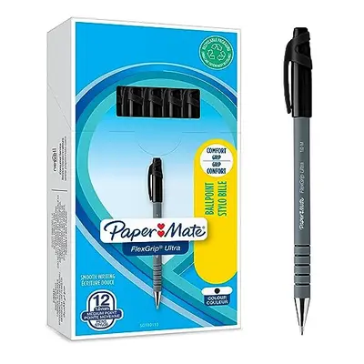 Paper Mate Flexgrip Ultra Ballpoint Pens | Medium Point (1.0mm) | Black | Count