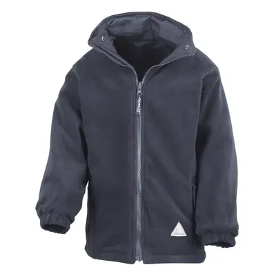 (13/14, Navy/Navy) Result Childrens/Kids Reversible Storm Stuff Anti Pilling Fleece Waterproof J