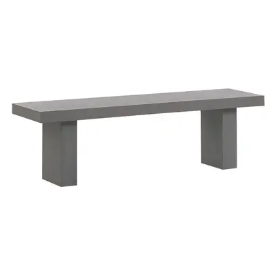 Garden Bench TARANTO Concrete Grey