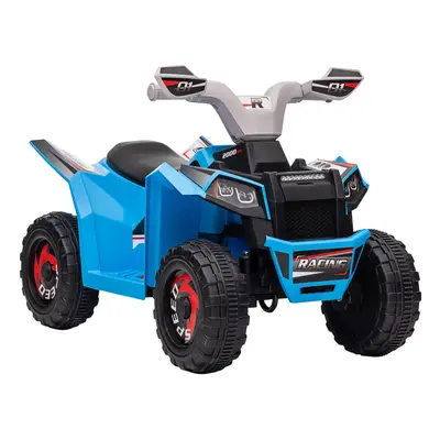 HOMCOM Electric Quad Bike, 6V Kids Ride-On ATV, for Ages Months - Blue