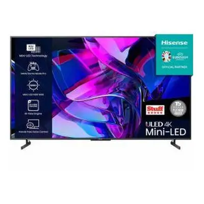 Hisense 85U7KQTUK U7K 144Hz 85" Ultra HD 4K Mini-LED Smart TV