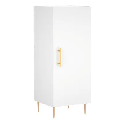 (white) vidaXL Sideboard Storage Cabinet Side Cabinet Cupboard White Engineered Wood