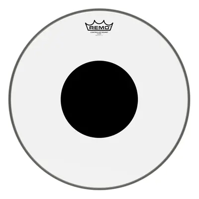 Remo Controlled Sound Clear Drum Head with Black Dot - Inch