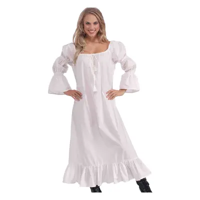 Forum Novelties Women's Medieval Chemise Costume Accessory White One Size (Best Fit 14/16)