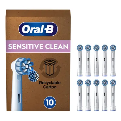 Oral-B Pro Sensitive Clean Electric Toothbrush Head, X-Shaped & Extra Soft Bristles For Gentle B