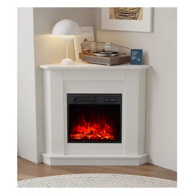 M.C.Haus 18" Electric Fireplace with Corner Mantel surround