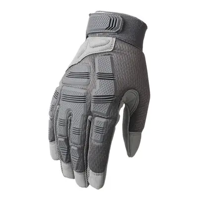 (Grey, L) New Outdoor Tactical Gloves Taktische Handschuhe Gloves Bicycle Bike Motorcycle Gloves