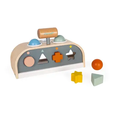 - Tap Tap Sweet Cocoon - In Wooden Toy, Tap Tap, Embedding and Shape Box - Fsc Certified Early L