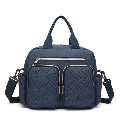 (Navy) Durable And Functional Changing Tote bag