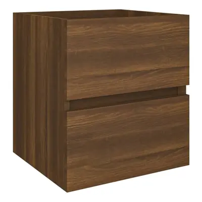 (brown oak) vidaXL Sink Cabinet Engineered Wood Storage Cupboard Furniture Multi Colours