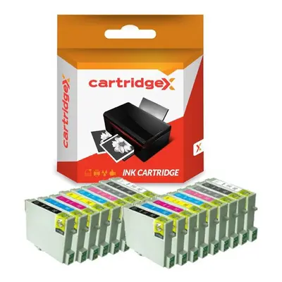 Compatible Ink Cartridge Set For Epson Stylus Photo R1800 R800 Printer