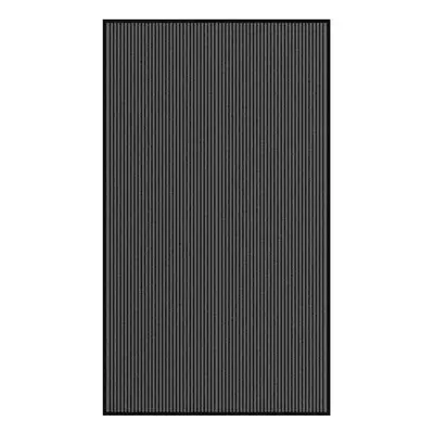 (115 x cm) vidaXL Doormat Stripe Black and Grey 115x200 cm mat welcome mat