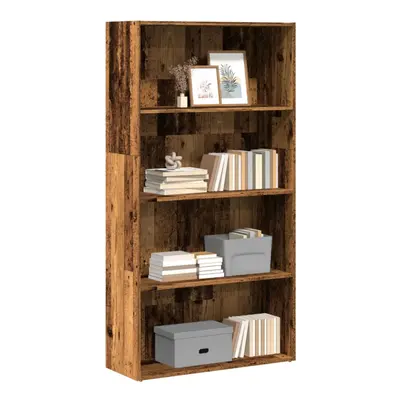 vidaXL Bookcase Old Wood 80x30x152 cm Engineered Wood