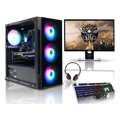 (2TB HDD + 1TB SSD, 8GB NVIDIA RTX 4060) Gaming PC Bundle i7 9th Gen 16GB DDR4 RTX W11