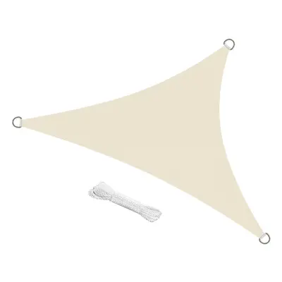 swift Waterproof Sun Shade Sail 3x3x3m Triangle, Cream