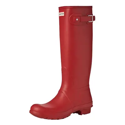 (4 UK EU US) Hunter Orignal Tall Red Womens Wellington Boots