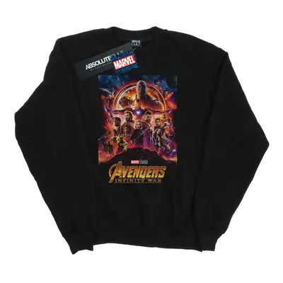 (S, Black) Marvel Womens/Ladies Avengers Infinity War Poster Sweatshirt