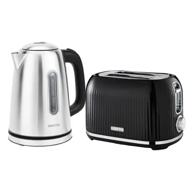 Geepas 1.7L Illuminating Electric Kettle & Slice Bread Toaster Combo