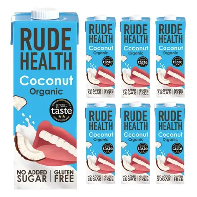 Rude Health x Litre Organic Coconut Dairy-Alt Milk, 100% Natural Organic Drink, Lactose Free, Da