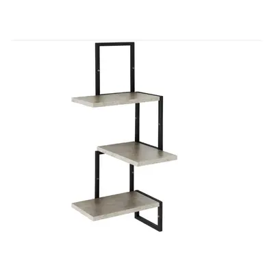 Tromso Tier Corner Shelf - Grey