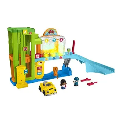 Little People Toy Garage, Car garage with Toy Car, Toddler Toys with Smart Stages Content, Light