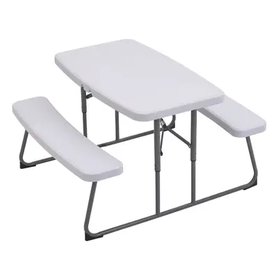 Foldable Picnic Table and Bench Set for Kids