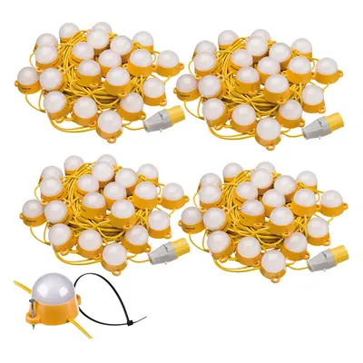 (50m Pack) 110V Interconnectable LED Festoon Site Lighting