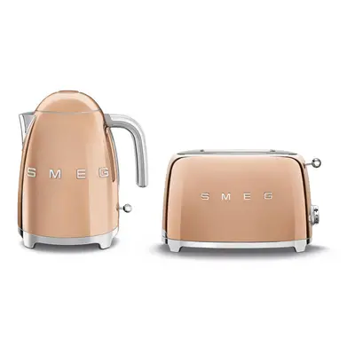 Smeg 50's Style Retro Range Breakfast Set, 1.7L 3000W Kettle and Multi Functional Control Slice 