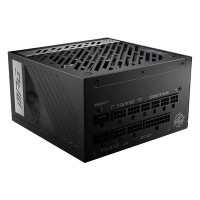 MSI MPG A1000G PCIE5 Power Supply Unit, UK Plug - 1000W, Plus Gold Certified, Fully Modular ATX 