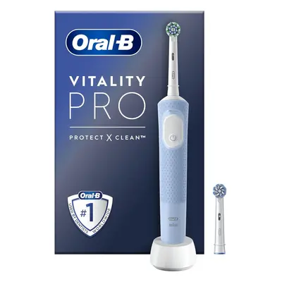 (Oral-B Vitality Pro Electric Toothbrushes Adults, Handle, Toothbrush Heads, Brushing Modes Incl