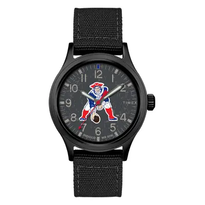 Timex Tribute Men's NFL Scout 40mm Watch - New England Patriots with Black Fabric Strap