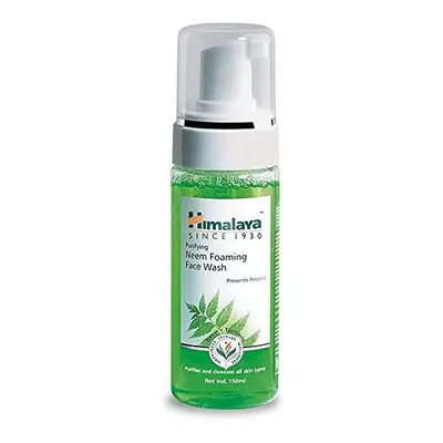 (Pack of 2) Himalaya Neem Foam Face Wash 150ml, Cleans Face ,Foam Face Wash,Prevents Recurrence 