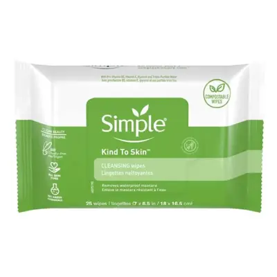 Simple Cleansing Facial Wipes Count (6 Pack)