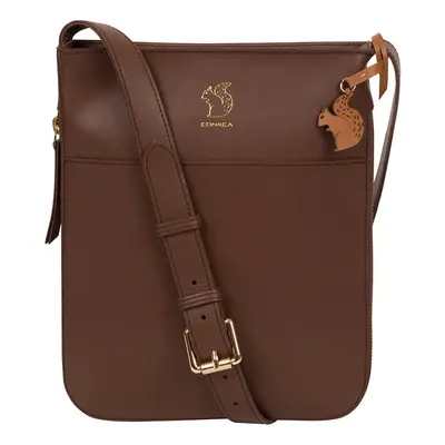 'Lautner' OmbrÃ© Chestnut Vegetable-Tanned Leather Cross Body Bag